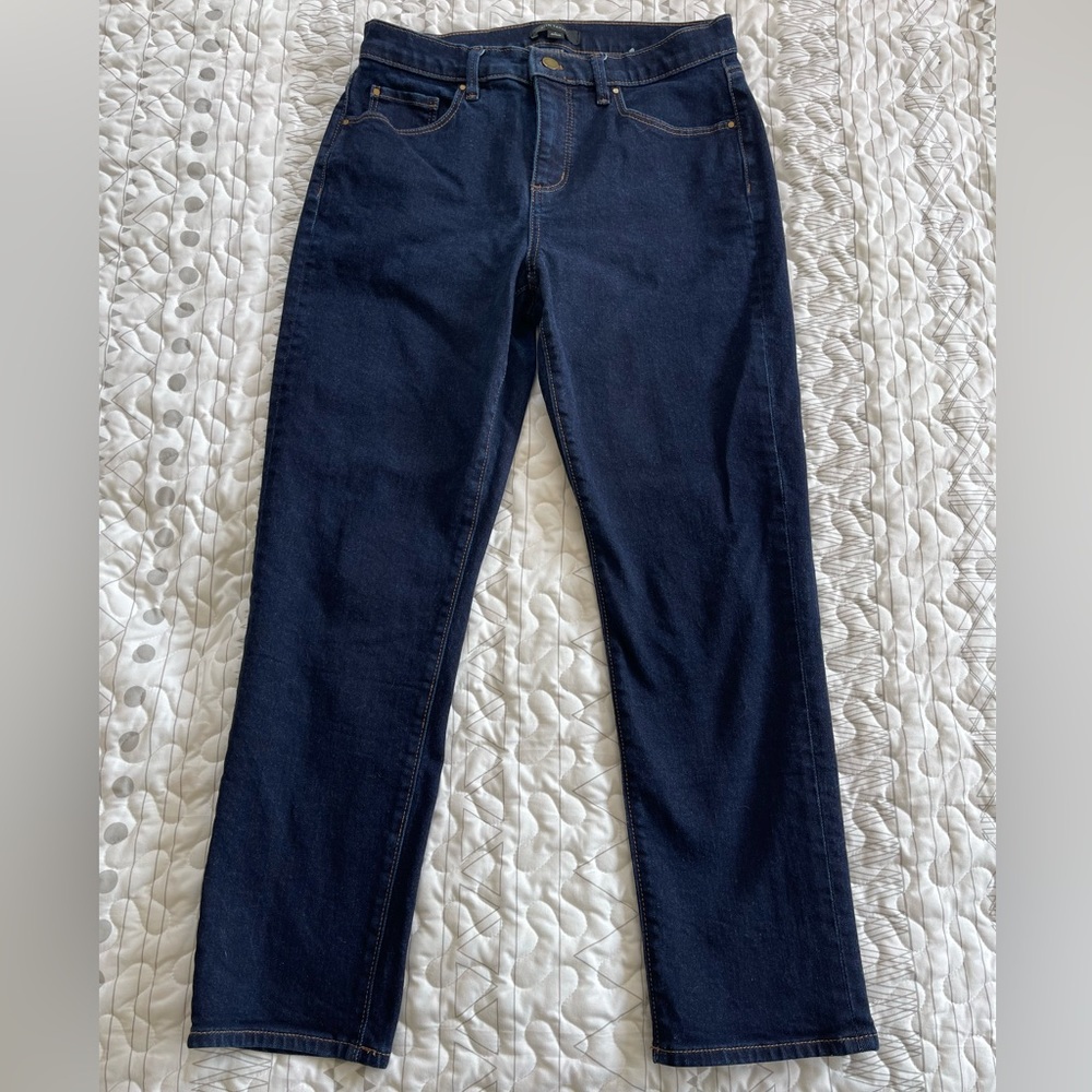 Ann Taylor dark wash skinny jeans